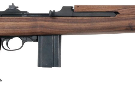 Auto-Ordnance AOM150 M1 Carbine Paratrooper 30 Carbine  18" Barrel 15+1, Black Parkerized Metal Finish, Black Folding Stock, Wood Grip, Crossbolt Safety