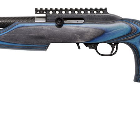 Magnum Research SSEB22G Magnum Lite SwitchBolt Full Size 22 LR 10+1 17" Black Anodized Carbon Steel/Threaded Barrel, Black w/Integral Scope Base Receiver/ Blue Fixed Thumbhole Stock, Right Hand
