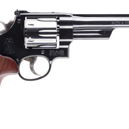 Smith & Wesson 150256 Model 25 Classic 45 Colt (LC) Blued Carbon Steel  6.50" Barrel, 6rd Cylinder & N-Frame, Checkered Square Butt Walnut Grip