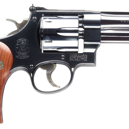 Smith & Wesson 150339 Model 27 Classic 357 Mag Or 38 S&W Spl +P Blued Carbon Steel 4" Barrel, 6rd  Cylinder & N-Frame, Checkered Square Butt Walnut Grip