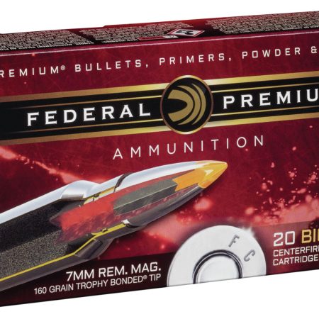 Federal PR7TT1 Premium 7mmRemMag 160gr Trophy Bonded Tip 20 Per Box/10 Case