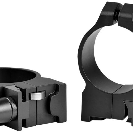 Warne 14RLM Maxima Matte Black Steel 30mm Tube Medium 0 MOA, Fits Ruger No.1/Mini 14/Blackhawk