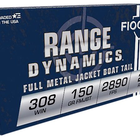 Fiocchi 308A Range Dynamics 308Win 150gr Full Metal Jacket Boat Tail 20 Per Box/10 Case