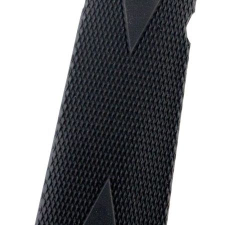 Pearce Grip PG19112 Side Panel Grips  Double Diamond Checkering Black Rubber for 1911 Government