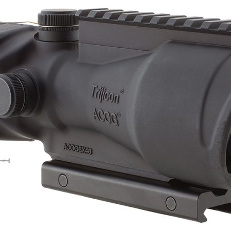 Trijicon 100002 ACOG  Black Hardcoat Anodized 6x 48mm Illuminated Red Chevron .308/7.62 Reticle