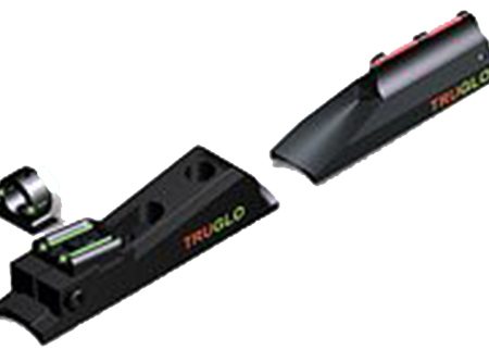 Truglo TG958X Muzzle Brite Sight Set In-Line Muzzleloaders Adjustable Red/Green Black Ghost Ring
