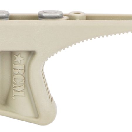 BCM KAGKMFDE BCMGunfighter Kinesthetic Angled Grip Made of Polymer With Flat Dark Earth Textured Finish for KeyMod Rail