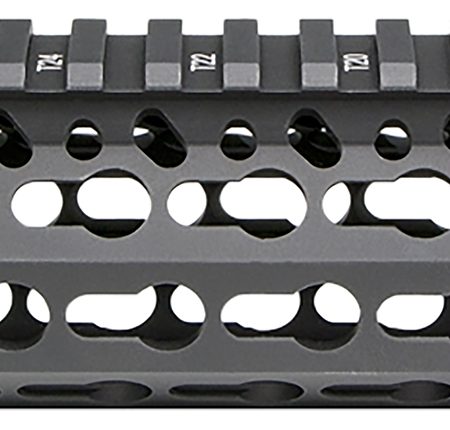 BCM KMRA7556BK KMR Alpha Handguard 7" Keymod Style Made of Aluminum with Black Anodized Finish for AR-15