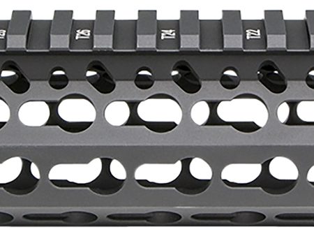 BCM KMRA9556BK KMR Alpha Handguard 9" Keymod Style Made of Aluminum with Black Anodized Finish for AR-15