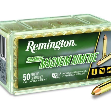 Remington Ammunition 21184 Premier Magnum Rimfire 22WMR 33gr AccuTip V 50 Per Box/40 Case