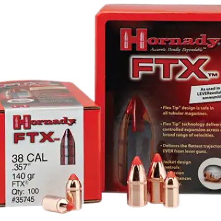 Hornady 45215 FTX  45 Cal .452 200 gr Flex Tip eXpanding 50 Per Box/ 25 Case