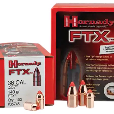 Hornady 50102 FTX  50 Cal .500 300 gr Flex Tip eXpanding 50 Per Box/ 25 Case