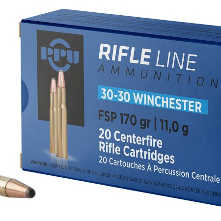 PPU PP30302 Standard Rifle  30-30Win 170gr Flat Soft Point 20 Per Box/10 Case