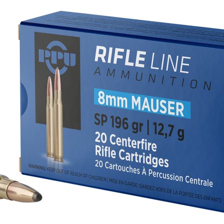 PPU PP8S Metric Rifle  8mmMauser 196gr Soft Point 20 Per Box/10 Case