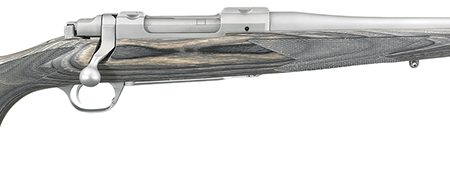 Ruger 17107 Hawkeye  Sports South Exclusive Compact 223 Rem 4+1 16.50" Matte Stainless Steel Barrel & Receiver, Fixed Black Laminate Stock