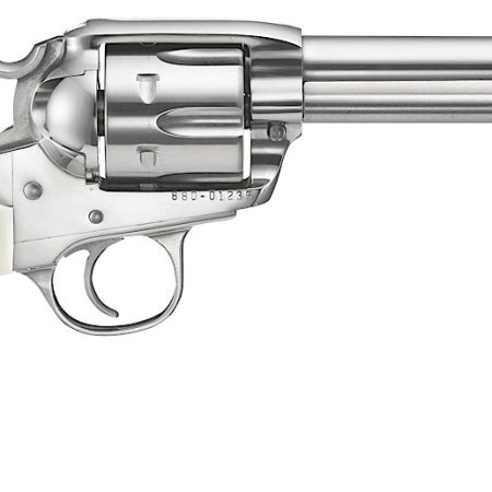 Ruger 5129 Vaquero  45 Colt (Long Colt) 6rd 5.50" High Gloss Barrel, Cylinder & Frame, Simulated Ivory Grip, Transfer Bar Safety, Bisley Style Hammer