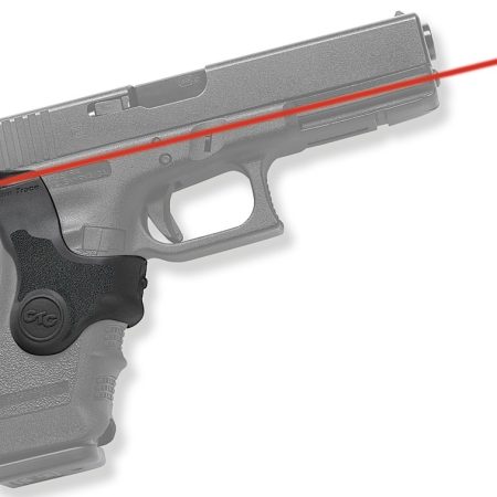 Crimson Trace 0124301 Lasergrips  Compatible w/Glock Gen3 17/17L/19/22/23/31/32/34/35/37/38,Red Laser Black Polymer