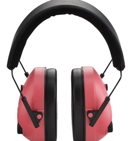 Champion Targets 40975 Electronic Muffs  25 dB Over the Head Pink/Black