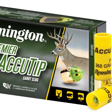 Remington Ammunition 20498 Premier AccuTip 20 Gauge 3" Sabot Slug Shot 5 Per Box/ 20 Cs