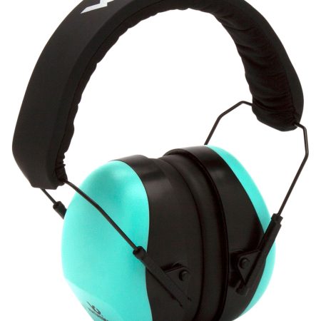 Pyramex VGPM8063C Venture Gear V80 Muff Foam 26 dB 32 dB Over the Head Orange Black/Teal Adult 1 Pair