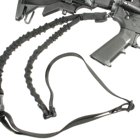 Blackhawk 70GS17BK Universal Swift Rifle Sling Black Nylon Webbing 1.25" Wide Three-Point Design