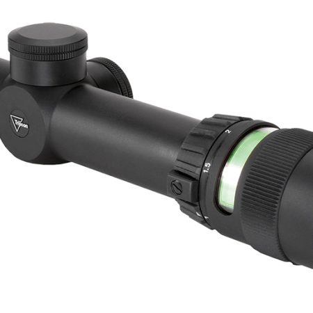 Trijicon 200054 AccuPoint Black Hardcoat Anodized 1-4x 24mm 30mm Tube German #4 Crosshair w/ Green Dot Reticle