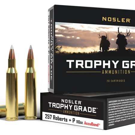 Nosler 60010 Trophy Grade 257Roberts 110gr Nosler AccuBond 20 Per Box/10 Case
