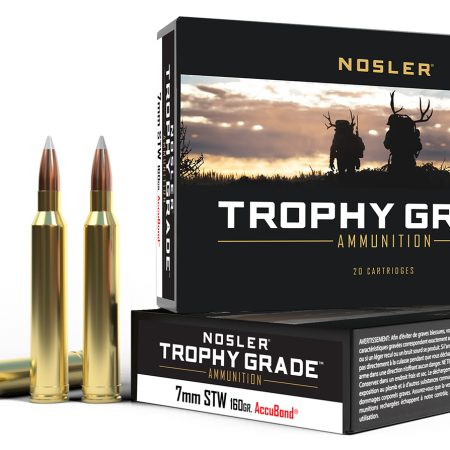 Nosler 60047 Trophy Grade  7mmSTW 160gr Nosler AccuBond 20 Per Box/10 Case