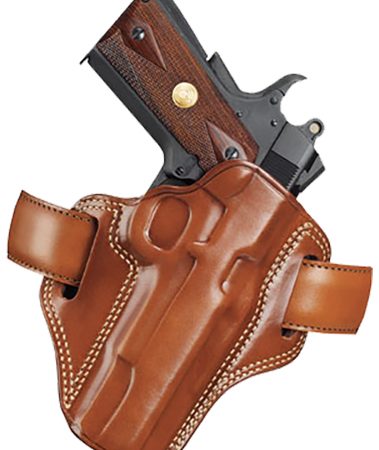Galco CM112 Combat Master  OWB Tan Leather Belt Slide Fits S&W K Frame Fits Ruger Security-Six Right Hand