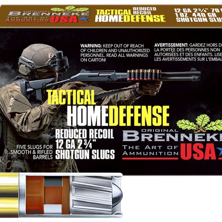 Brenneke SL122THD THD Home Defense 12Gauge 2.75" 1oz Slug Shot 5 Per Box/50 Case