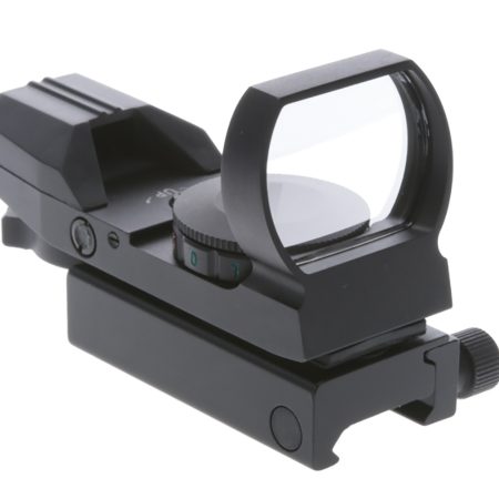 TruGlo TG-8360B Open Dot Sight Black Anodized 1x 34mm 5 MOA Dual Illuminated (Green/Red) Multi Reticle