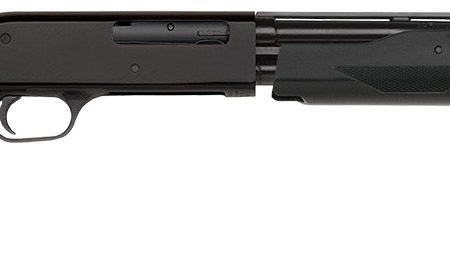 Mossberg 50358 510 Super Bantam Youth 410 Gauge Pump 3" 2+1 18.50" Blued Vent Rib Steel Barrel, Blued Steel Receiver, Black Synthetic Stock w/Adjustable LOP Spacer