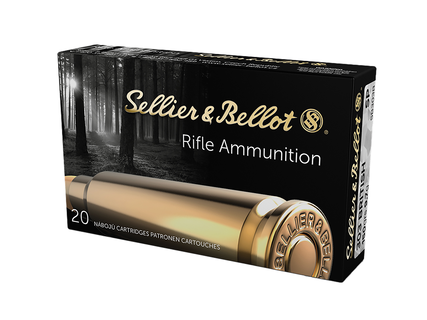 Sellier & Bellot SB303B Rifle 303British 150gr Soft Point 20 Per Box