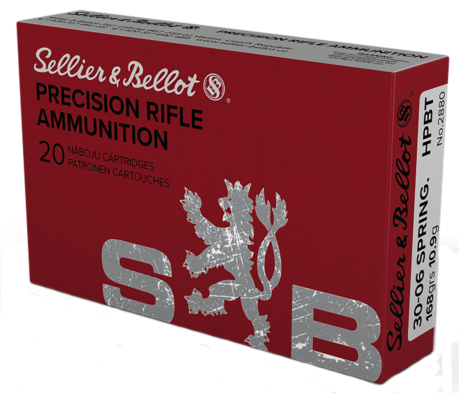 Sellier & Bellot SB3006D Rifle 30-06Springfield 168gr Hollow Point Boat Tail 20 Per Box