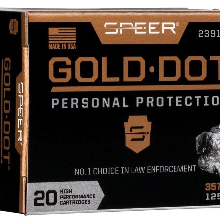 Speer 4360 Gold Dot Personal Protection 357Sig 125gr Hollow Point 100 Per Box/5 Case