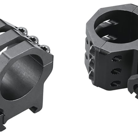 Weaver Mounts 48350 Six-Hole Skeleton Rings Matte Black 1" High