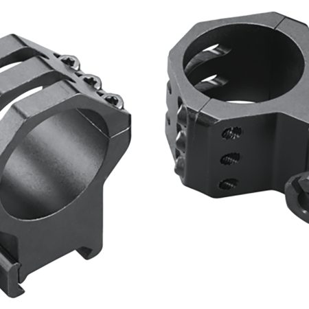 Weaver Mounts 48354 Six-Hole Skeleton Rings  Matte Black 30mm Extra High