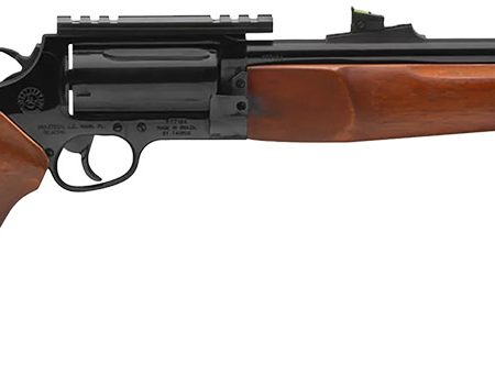 Rossi SCJ4510 Circuit Judge  45 Colt (LC) Caliber or 410 Gauge with 5rd Capacity, 18.50" Barrel, Polished Black Metal Finish & Hardwood Monte Carlo Stock Right Hand (Full Size)