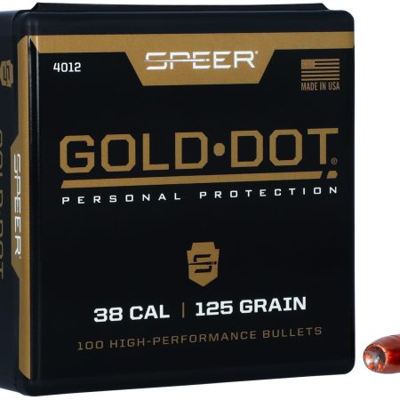 Speer 4012 Gold Dot Personal Protection 38Cal 125gr Hollow Point 100 Per Box/5 Case