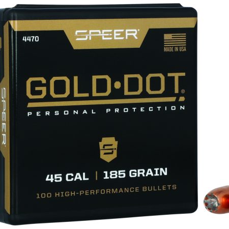 Speer 4470 Gold Dot Personal Protection 45Cal 185gr Hollow Point 100 Per Box/5 Case