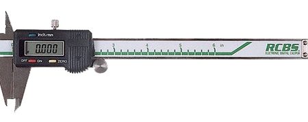 RCBS 87323 Electronic Digital Caliper 0-6" Multi-Caliber Stainless Steel