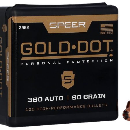 Speer 3992 Gold Dot Personal Protection 9mm .355 90 GR Hollow Point 100 Box