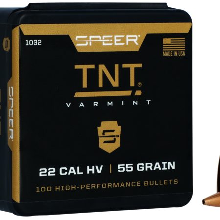 Speer 1032 TNT  22Cal 55gr Jacketed Hollow Point 100 Per Box/5 Case