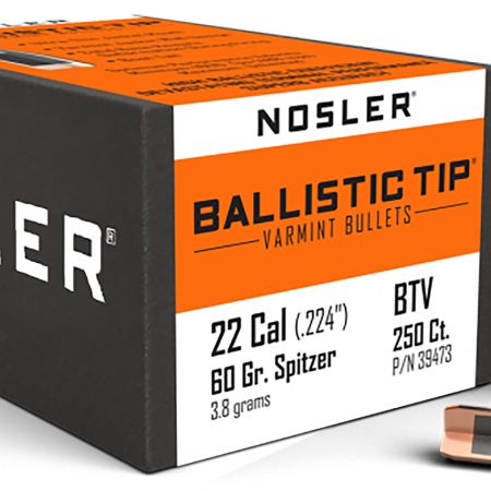 Nosler 39473 Ballistic Tip  22Cal 60gr Ballistic Tip Varmint 250/Box