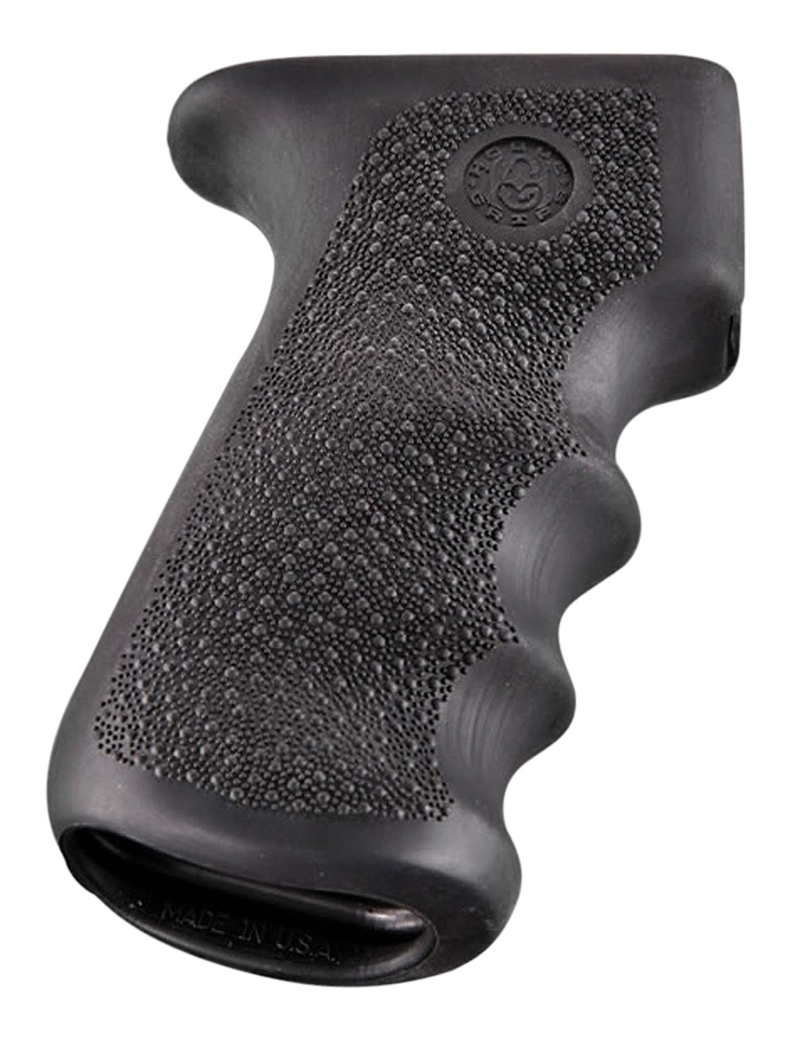 Hogue 74000 Rubber Grip Cobblestone Black with Finger Grooves for AK-47, AK-74