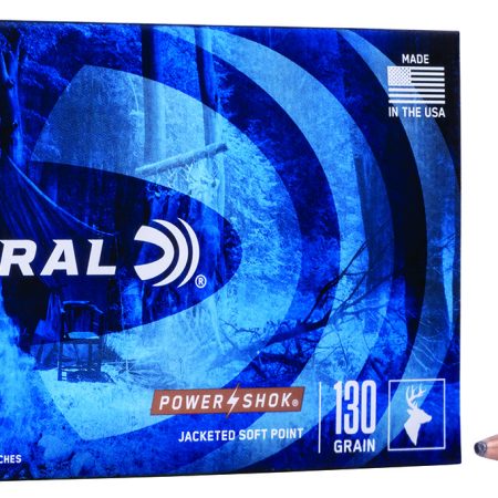Federal 270A Power-Shok  270Win 130gr Jacketed Soft Point 20 Per Box/10 Case