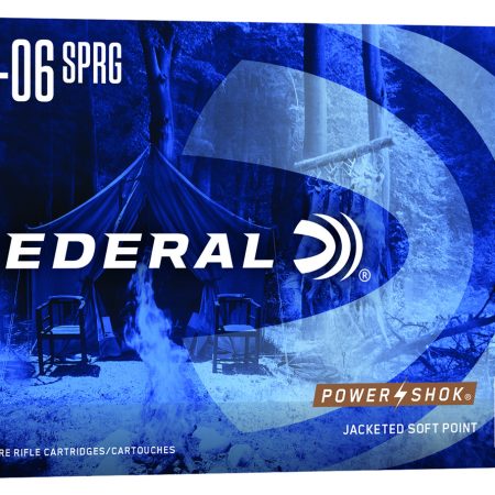 Federal 3006B Power-Shok 30-06Springfield 180gr Jacketed Soft Point 20 Per Box/10 Case