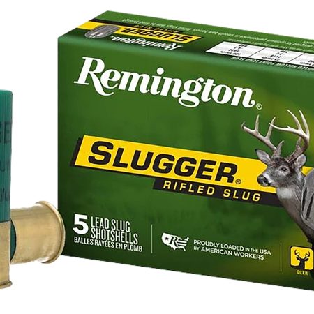 Remington Ammunition 20300 Slugger 12 Gauge 2.75" 1 oz Rifled Slug Shot 5 Per Box/ 50 Cs
