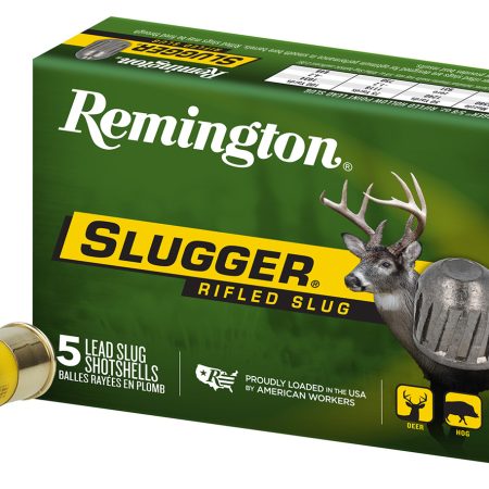 Remington Ammunition 20616 Slugger 20 Gauge 2.75" 5/8 oz Rifled Slug Shot 5 Per Box/ 50 Cs