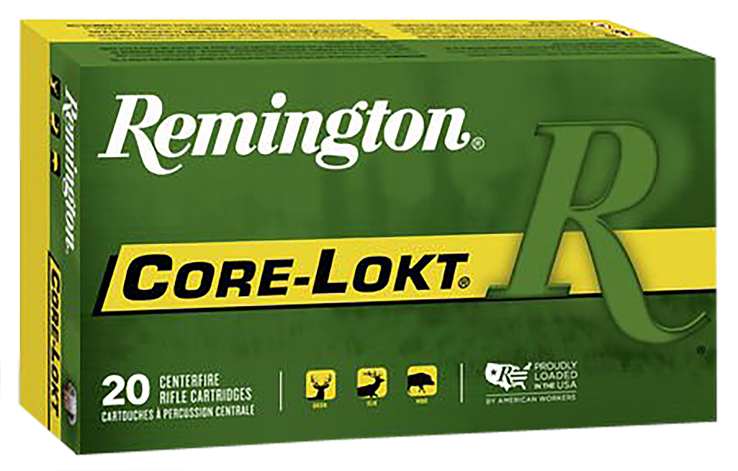 Remington Ammunition 29031 Core-Lokt 7x57mmMauser 140gr Pointed Soft Point Core-Lokt 20 Per Box/10 Case